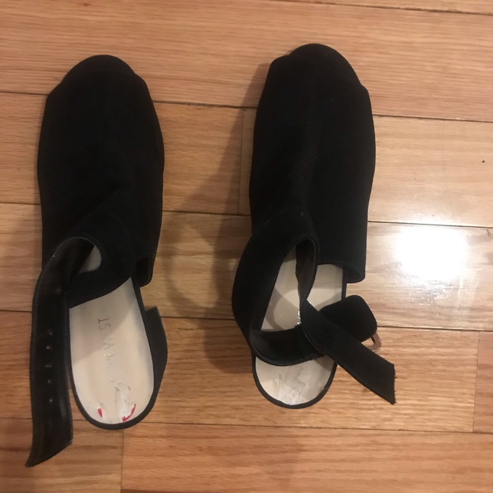 Block Heel Peep Toe 3” Sandal
